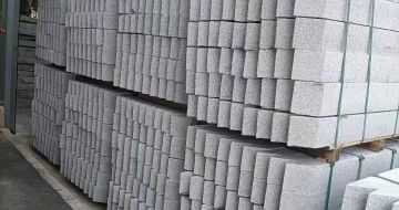 双鸭山芝麻白树围石 树池