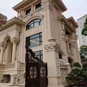 双鸭山黄金麻别墅外墙异形定制