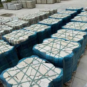 双鸭山黄金麻冰裂纹 碎拼