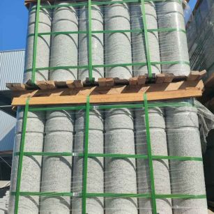 双鸭山挡车柱芝麻白 挡车石