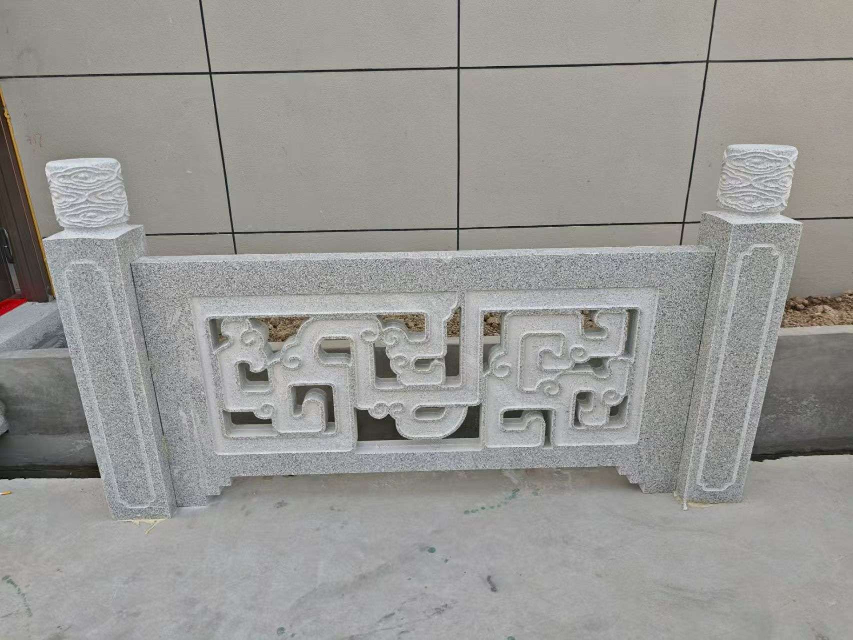 双鸭山芝麻白河道栏杆 桥栏杆